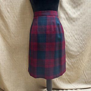Vintage Wool Pencil Skirt